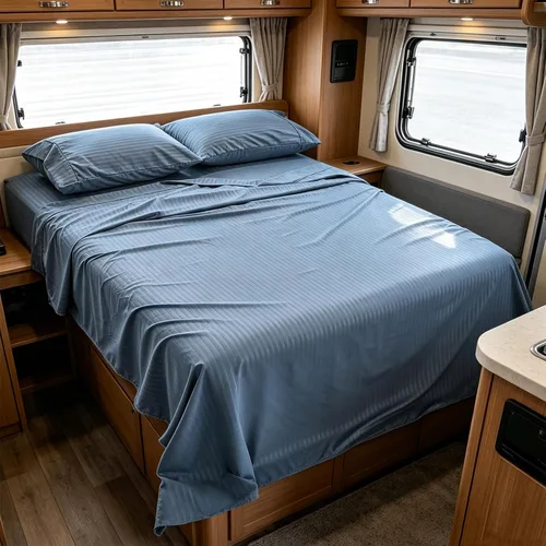 Miniatura 14 de Kingnex Sábanas a rayas para sofá cama de 36 x 72 pulgadas, tamaño individual para sofá cama, microfibra suave de doble cepillado 1800, 3 piezas