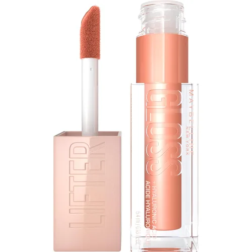Miniatura 32 de Maybelline Lifter Gloss, Brillo de Labios Hidratante con Ácido Hialurónico, Alto Brillo para Labios Más Llenos, Perla, Perla Plateada Transparente