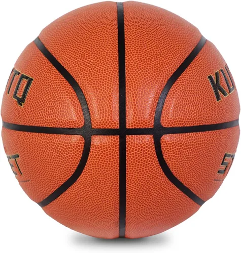Miniatura 2 de KUYOTQ Baloncesto callejero para niños y jóvenes, tamaño 5 para exteriores, 27.5 pulgadas, piel suave, canal profundo, resistente al desgaste