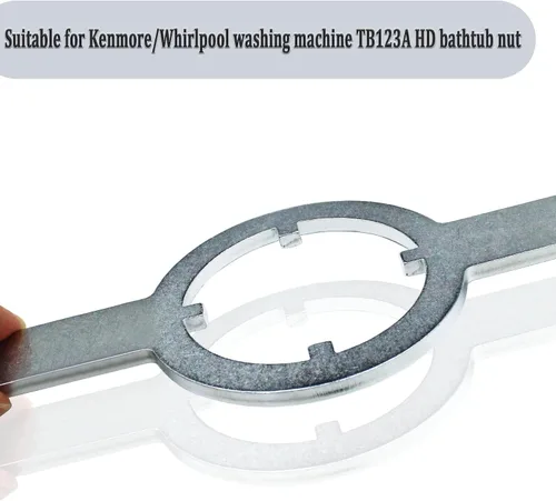 Miniatura 4 de 21366 Llave de tuerca para lavadora Kenmore/Whirlpool HD Tub Nut - TB123A Llave de tuerca compatible para lavadora y llave para lavadora (1 paquete)