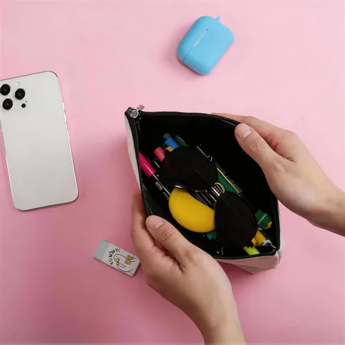 Miniatura 2 de ZHAMEN Bolsa de maquillaje divertida para regalo de cumpleaños de Navidad - Bolsa de cosméticos, Multicolor 0584, Estampado De Letras