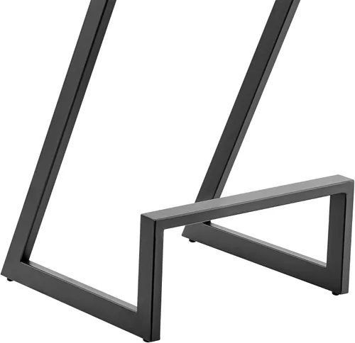 Miniatura 10 de Armen Living Atlantis Backless Faux Leather and Brushed Stainless Steel Bar Stool
