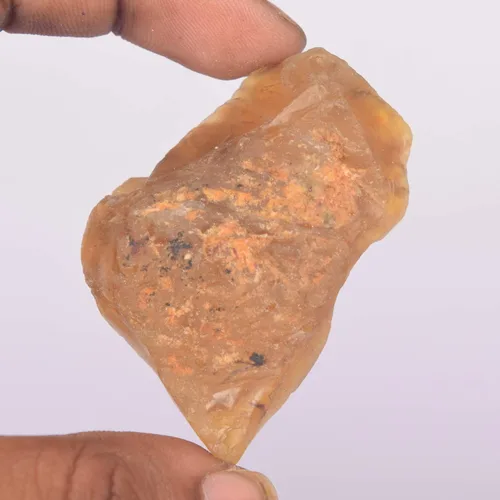 Miniatura 3 de gemhub Cristal curativo de ópalo amarillo de protección 136.50 Ct Ópalo crudo natural, gema de ópalo áspero sin cortar, Gema, Ópalo mejorado en tonos