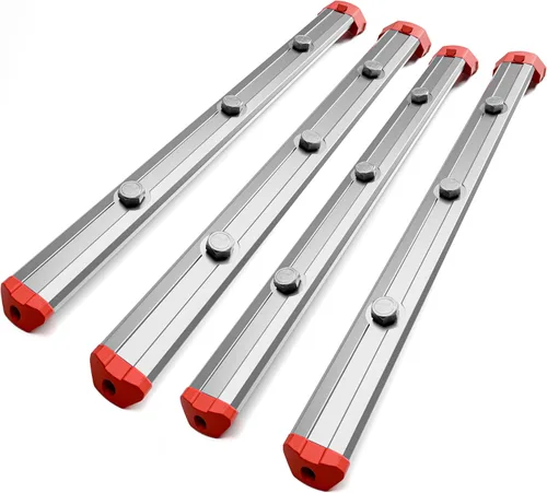 Miniatura 15 de Alpha Engineered Rieles de reemplazo roscados Packout - 10.4" (265mm) Compatibles con las cajas de herramientas de cajón Milwaukee Packout Negro