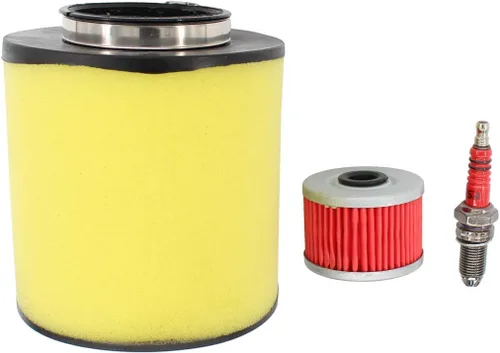 MOTOKU Filtro de aceite Filtro de aire Clearner Bujía para Honda Recon 250 TRX250TE TRX250TM Sportrax TRX250X 2x4 ATV