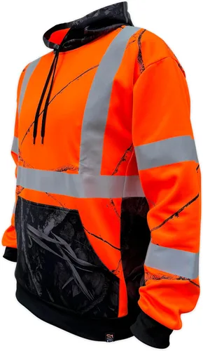 Miniatura 7 de SafetyShirtz SS360 ANSI Clase 3 Tipo R Sudaderas con Capucha Gráfica