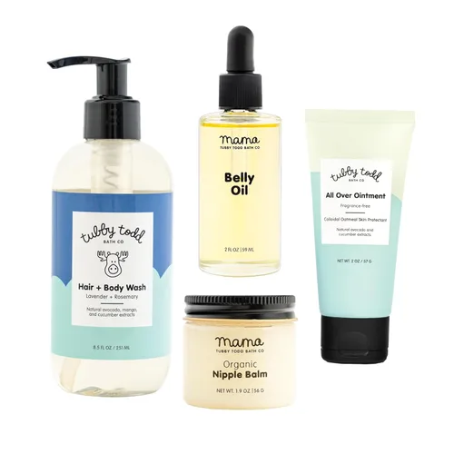 Miniatura 8 de Tubby Todd Nuevo Kit de Cuidado de Piel Sensible para Bebé y Mamá - El Set de Regalo para Mamá y Bebé - Champú para Bebé y Jabón para el Cuerpo 8.5