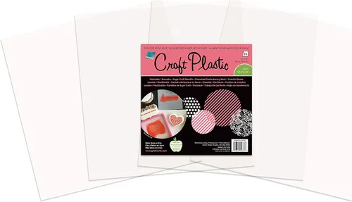 Grafix Película plástica segura para alimentos, película gruesa translúcida, perfecta para plantillas de manualidades de azúcar, decoración de