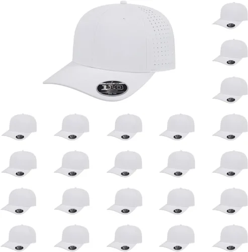 Miniatura 28 de Cap America i8533 Flexfit 110 Gorra Snapback Perforada de Rendimiento de Perfil Medio de 6 Paneles con Protección UV y Snapback Ajustable