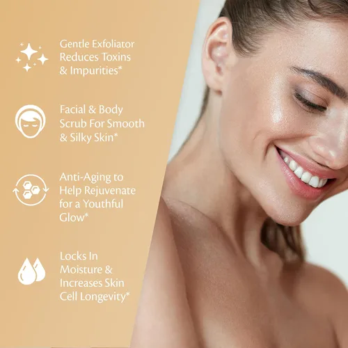 Miniatura 5 de Exfoliante de café arábica para manos, pies y cuerpo, exfoliante con colágeno y células madre, limpiador facial para celulitis, líneas finas