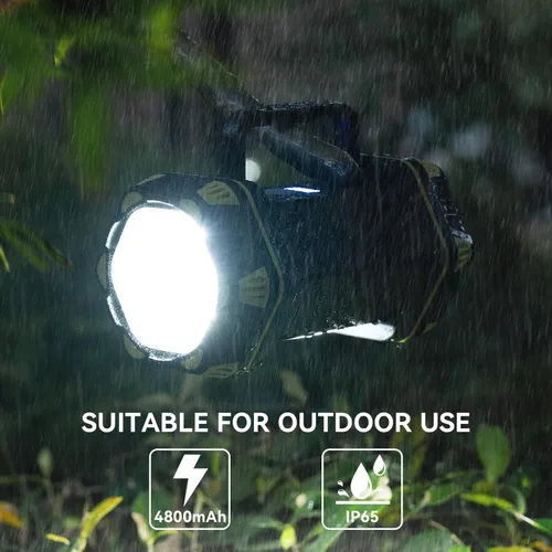 Miniatura 3 de Linterna de campamento recargable, linterna LED de campamento con 1200 lúmenes, alimentación por batería con capacidad de 4800, luz de campamento
