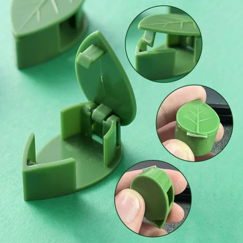 Miniatura 2 de Clips de fijación de pared para escalada de plantas con 100 pegatinas adhesivas de acrílico, clips de soporte de plantas nuevos de 2024, mini clips