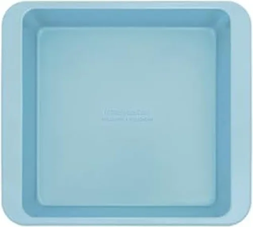 Miniatura 11 de KitchenAid Molde cuadrado de acero aluminio antiadherente de ingeniería suiza, apto para lavavajillas, contorno plateado, 9 pulgadas Plateado Contour