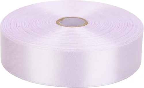 Miniatura 25 de Cinta de satén lila de 1.5 pulgadas, rollo de cinta de 50 yds de tela unicolor, para invitaciones de boda, ramos de novia, costura, decoraciones