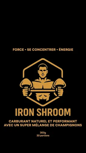 Miniatura 7 de Iron Shroom - Combustible de rendimiento funcional con sabor a chocolate, supermezcla de suero de leche, creatina y hongos con melena de león
