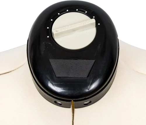 Miniatura 5 de BHD BEAUTY Beige 13 Dials Maniquí femenino ajustable de tela con forma para costura, torso de maniquí con soporte de trípode, hasta 70" de altura