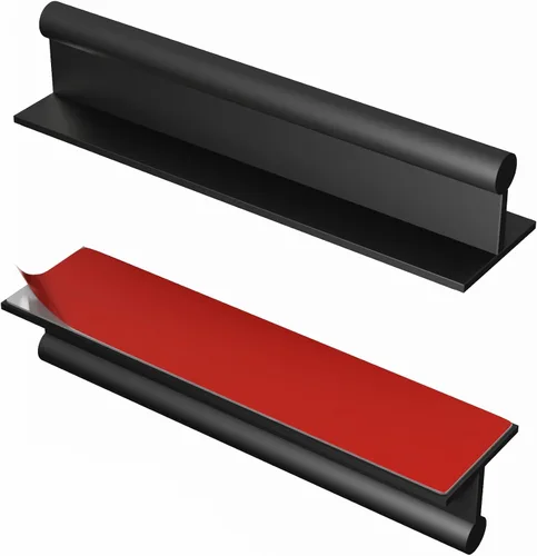 HRX - Manija de puerta autoadhesiva para puerta, fácil de instalar, sin tornillos, despegar y pegar en vidrio, madera, metal, plástico, perilla de