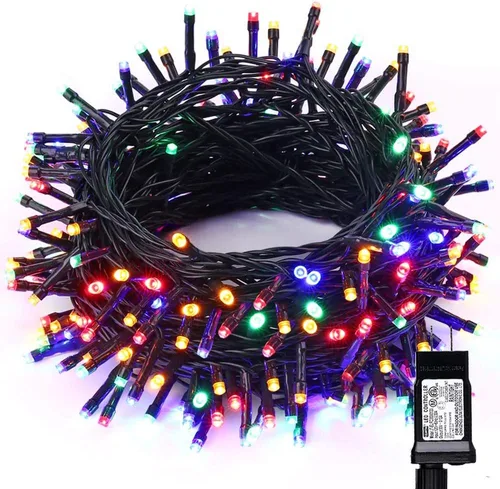 Miniatura 9 de Toodour Guirnalda de luces RGB de 66 pies, 200 luces LED que cambian de color con control remoto y temporizador, luces pastel impermeables