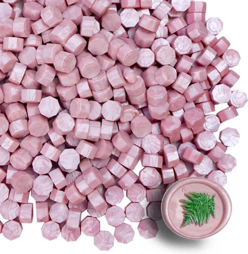 Miniatura 17 de Cuentas de sello de cera de alta calidad, 520 bolitas de sellado marrón para cartas, tarjetas de felicitación, botellas de vino y manualidades