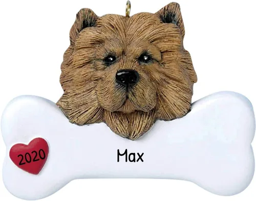 Miniatura 34 de Adornos de Navidad personalizados para perros 2024 – Adornos navideños de hueso de perro Husky para amantes de los perros, adorno de primera Navidad
