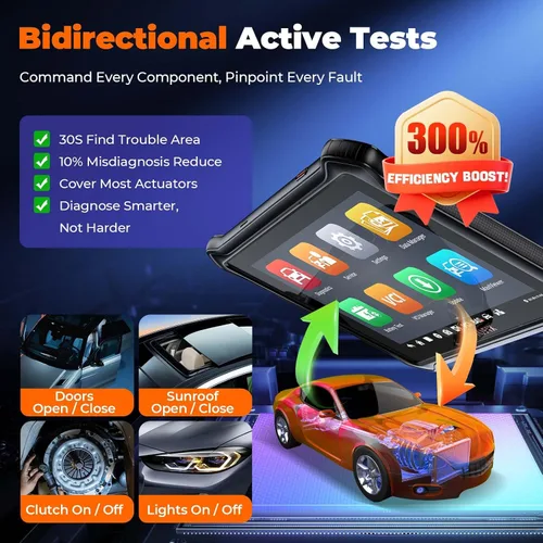 Miniatura 5 de OTOFIX D1 Lite Escáner Automotriz Bidireccional, herramienta de escaneo de diagnóstico de todo el sistema para el 99% de los coches con 2 años
