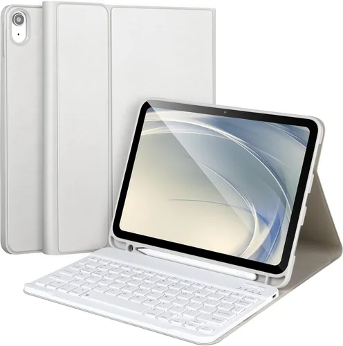 Miniatura 14 de AHYWTAN Funda para iPad 11/10ª generación con teclado, funda de teclado Bluetooth desmontable para iPad A16 2025 de 11 pulgadas/10ª generación 2022