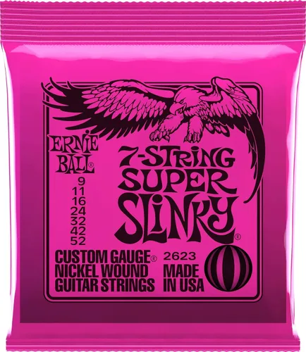Miniatura 2 de Ernie Ball Power Slinky juego de cuerdas con enrollamiento de níquel para guitarra