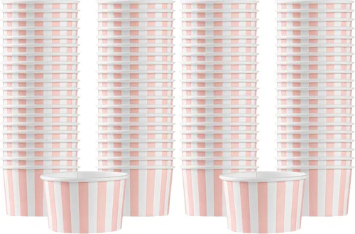 Miniatura 63 de Coppetta - Vasos de papel de 3 onzas, 50 tazas duraderas para llevar, tapas se venden por separado, desechables, tazas de postre de papel negro