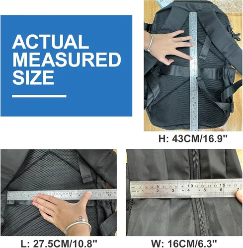 Miniatura 8 de Mochila de Viaje para Computadora Portátil para Mujeres, Mochila de Equipaje de Mano, Bolsa de Viaje para Artículos Personales, Artículos Esenciales