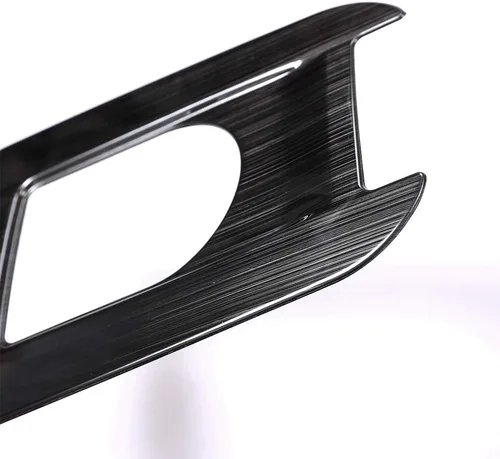 Miniatura 2 de YIWANG Cubierta de placa de cambio de engranajes de plástico ABS para Land Rover Discovery Sport 2015-2018 Accesorios de coche (negro cepillado)