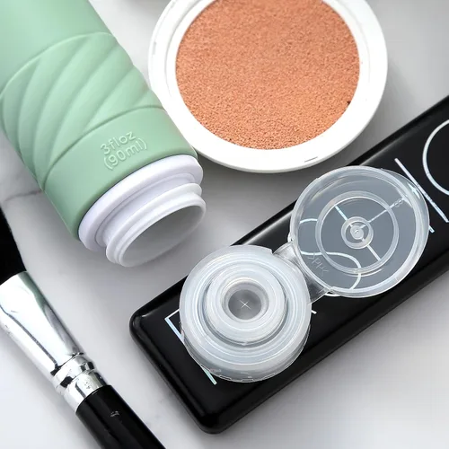 Miniatura 2 de Gemice Botellas de Viaje para Artículos de Aseo Personal, Aprobadas por la TSA, Botellas de Viaje Portátiles de 3oz, Envases de Tamaño de Viaje sin