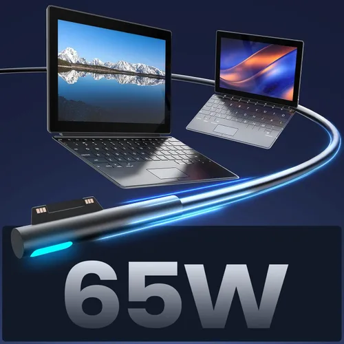 Miniatura 2 de Cargador Surface Pro - Carga rápida de 65 W para Microsoft Surface Pro 3-9, Windows Surface Laptop 1-6, Surface Book 1-3, Surface Go Series