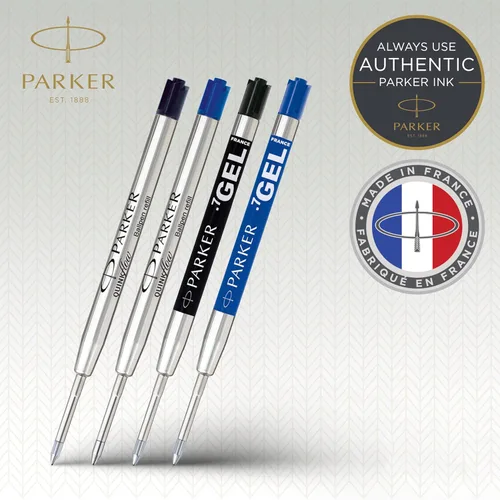 Miniatura 2 de Parker Jotter London - Paquete de descubrimiento de recambios para bolígrafo y gel: 3 recambios Quinkflow para bolígrafos y 3 recambios Quink Gel