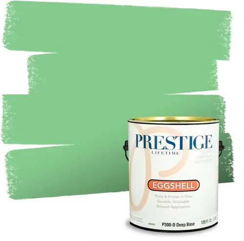 Miniatura 150 de PRESTIGE Pintura exterior e imprimación en uno, aloe, plano, 1 galón