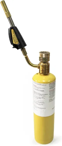 Miniatura 3 de QWORK Puntas de remolino de antorcha, paquete de 2, compatibles con gas MAP-Pro/LP, autoiluminación, regulador de autoencendido de gas, pistola