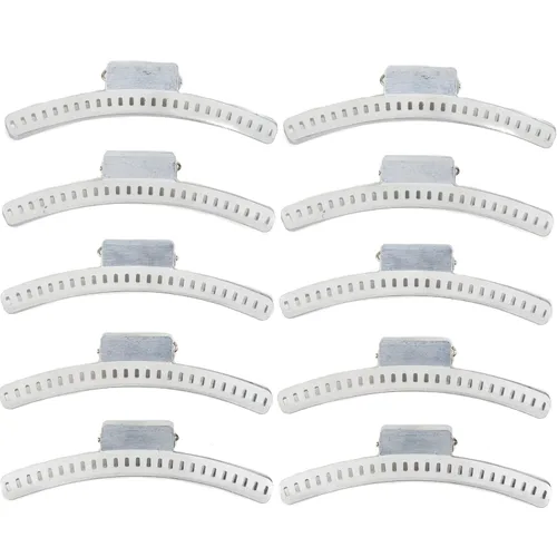 Miniatura 6 de Clips de ajuste de onda de mariposa de aluminio - Juego de 10 - 2" Marcel Wave Clips