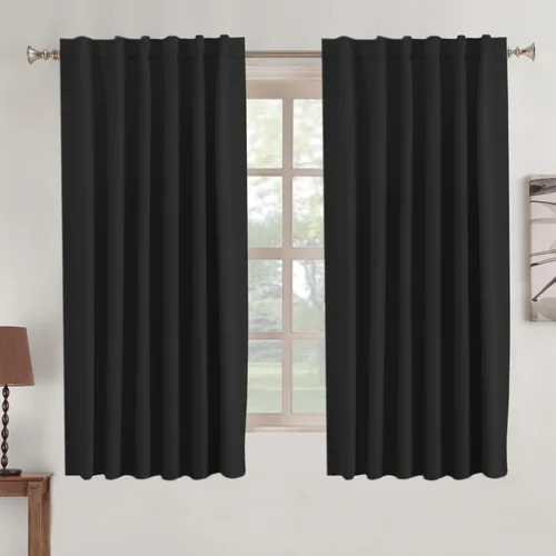 Miniatura 64 de Turquoize Cortinas Opacas para Tratamiento de Ventana con Trabillas Traseras para Sala de Estar/Dormitorio, Tratamientos de Ventana con Aislamiento
