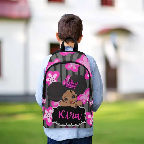 Miniatura 34 de Texto personalizado Elefante desgaste gafas mochila mochila mochila casual Daypack bolsa para mamá niñas, color86-4, Mochilas Daypack