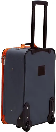 Miniatura 3 de Rockland juego de 4 piezas de valijas con ruedas y bolsas para viaje, Carbón), F32-CHARCOAL