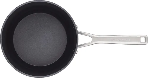 Miniatura 10 de KitchenAid Cacerola antiadherente de inducción anodizada dura con tapa, 3 cuartos - Negro mate