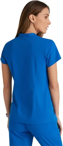 Miniatura 2 de BARCO Grey's Anatomy Spandex Stretch Direct - Camiseta médica para mujer, cuello a presión