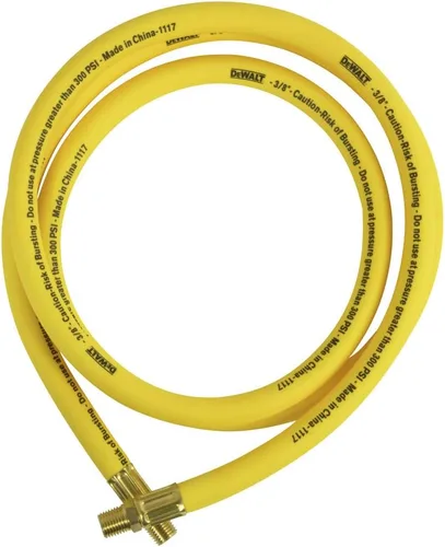 Miniatura 2 de DeWalt DXCM012-0209 Manguera híbrida de plomo premium de 3/8 pulgadas x 6 pies, color amarillo
