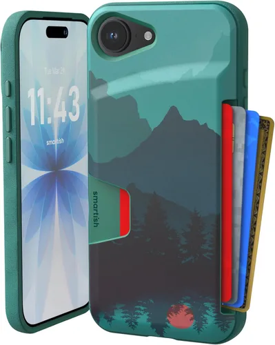 Miniatura 140 de Smartish - Funda tipo cartera para iPhone 11, diseño de cartera volumen 1 [delgada + protectora] con tarjetero - probada para caídas con ranura