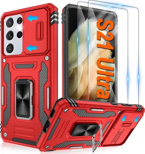 Miniatura 41 de Atump Funda para Motorola Moto G Play 2024 (4G) con [paquete de 2] protector de pantalla HD y cubierta para cámara deslizante, soporte de anillo