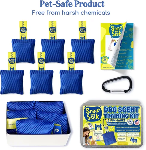 Miniatura 8 de Race&Herd Kit original de entrenamiento de aroma para perros, kit de entrenamiento de trabajo de aroma para perros, equipo de entrenamiento de Ocean