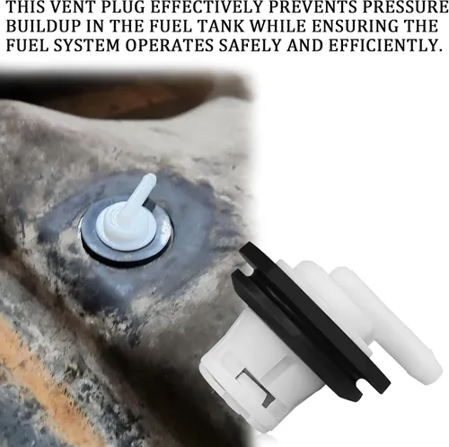 Miniatura 4 de 1 PC Tapón de Ventilación de Depósito de Combustible, Kit de Válvula de Ventilación del Depósito de Combustible y Ojales, 5360058 5360059 Válvula