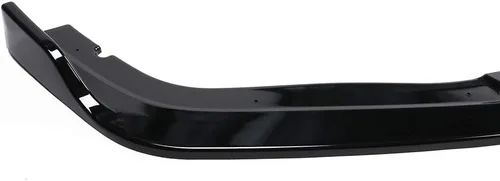 Miniatura 8 de IKON MOTORSPORTS, Borde de parachoques delantero compatible con Honda Civic 2019-2021, estilo V4, color negro brillante, alerón de barbilla Brillo