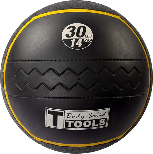 Miniatura 9 de Body-Solid Heavy Rubber Medicine Ball - Non Bouncing Wall Balls for Strength Training, Weight Loss Workout, Core Exercise and Home Gym Fitness, Black
