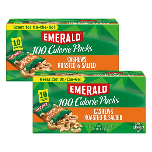 Miniatura 14 de Emerald Nueces secas de almendras tostadas, paquetes de 100 calorías, 7 unidades (paquete de 2)