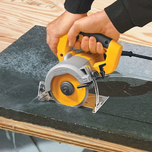 Miniatura 7 de DEWALT DWC860W – Sierra de mampostería para trabajos en mojado/seco, 4-3/8 pulgadas
